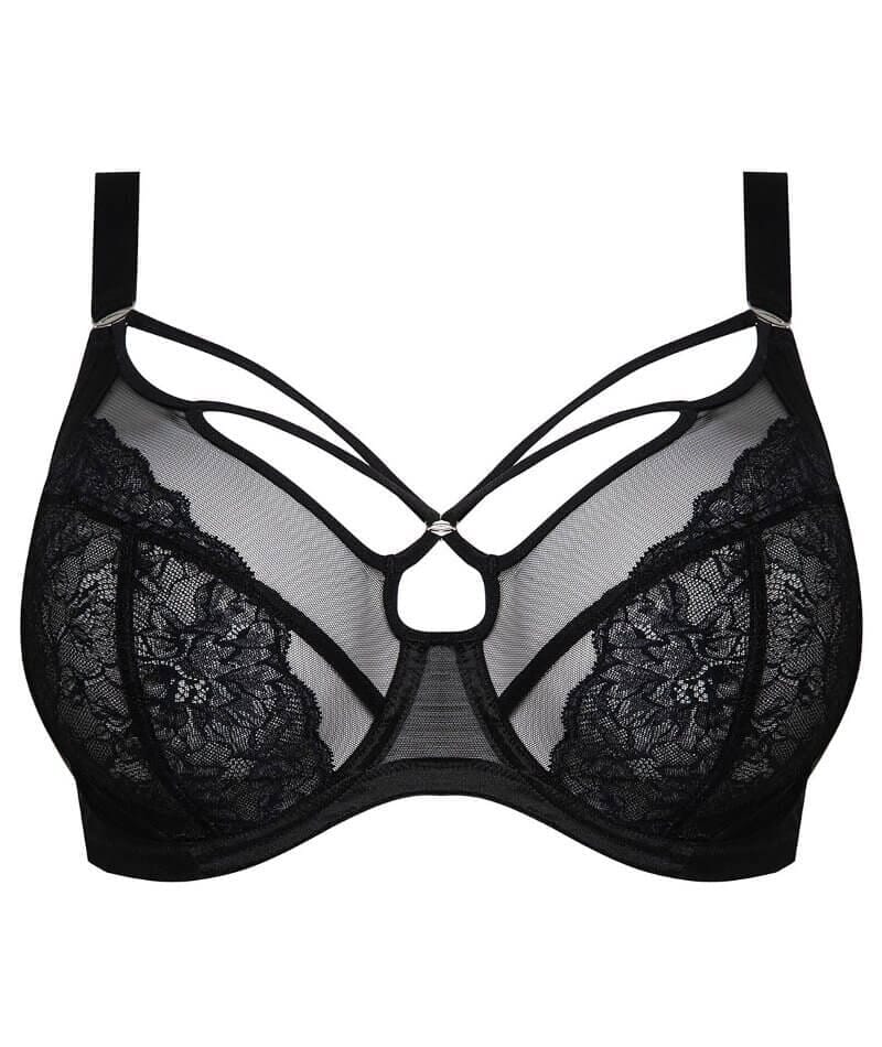 Elomi Brianna Underwire Plunge Bra - Black - Image 10