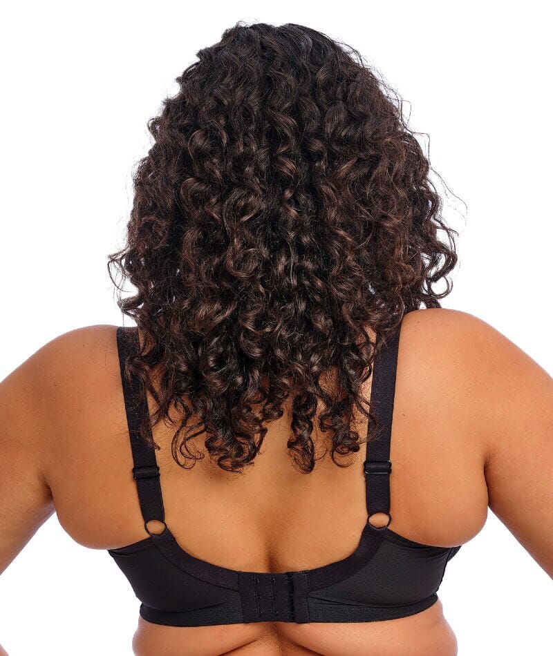 Elomi Brianna Underwire Plunge Bra - Black - Image 2