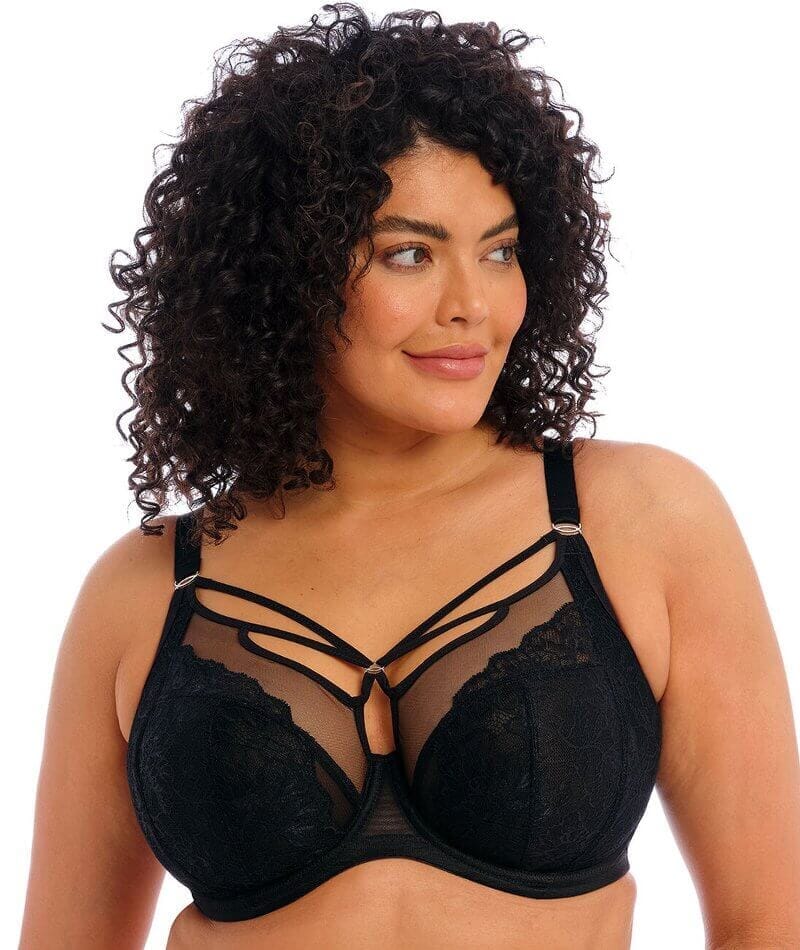 Elomi Brianna Underwire Plunge Bra - Black - Image 3