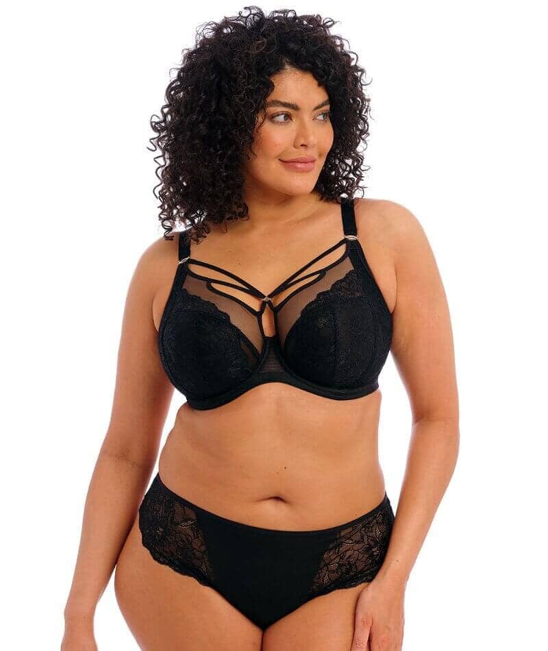 Elomi Brianna Underwire Plunge Bra - Black - Image 8