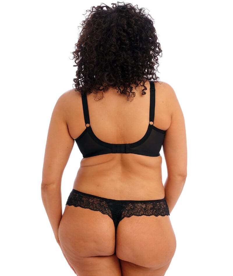 Elomi Brianna Underwire Plunge Bra - Black - Image 9
