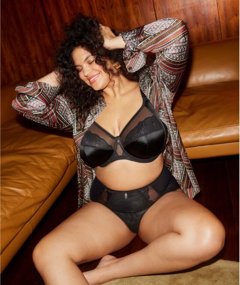Elomi Cate Allure Underwired Bra - Black - Image 4