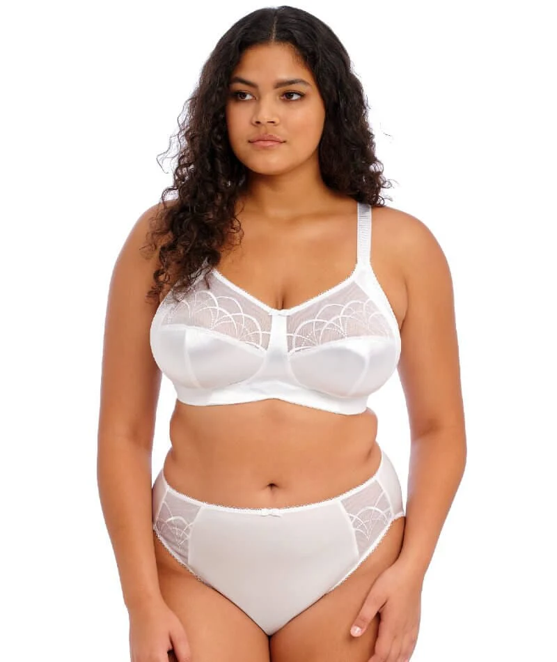 Elomi Cate Soft Cup Wire-Free Bra - White - Image 5