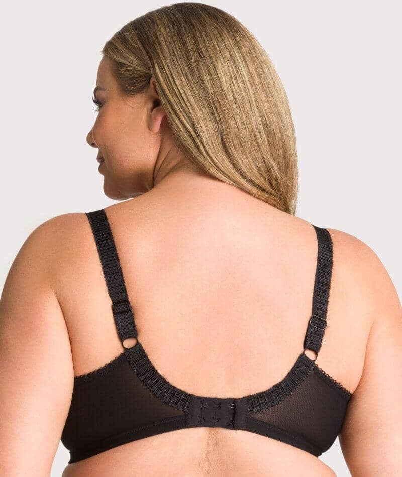 Elomi Cate Underwired Full Cup Banded Bra 2 Pack - Black/Latte - Image 9