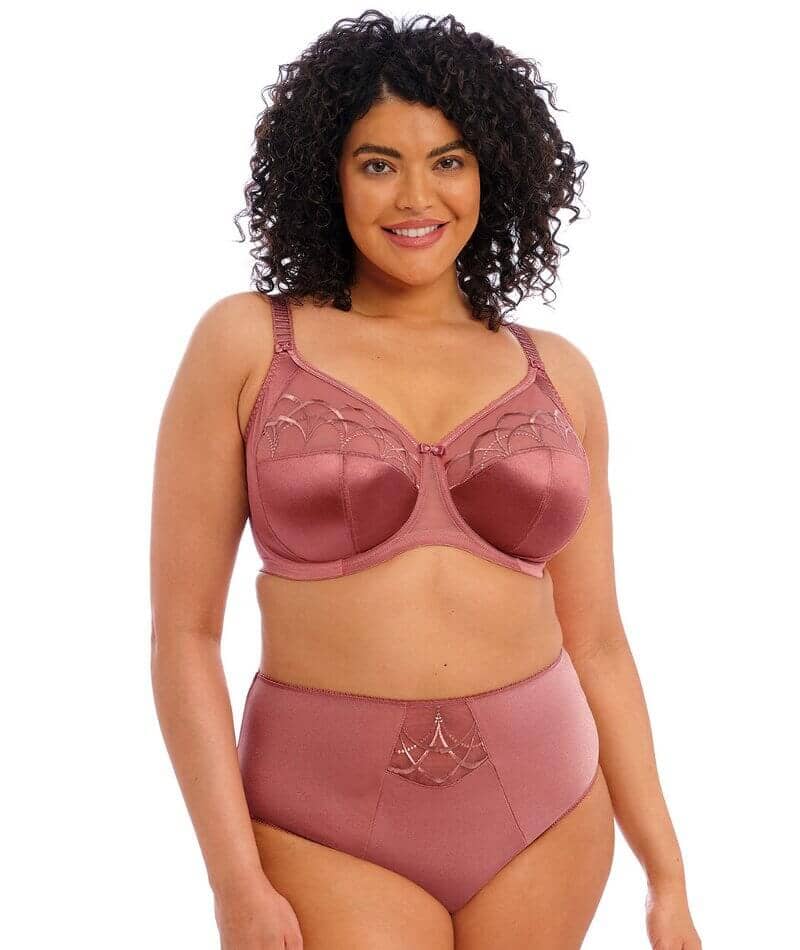 Elomi Cate Underwired Full Cup Banded Bra - Rosewood - Image 6