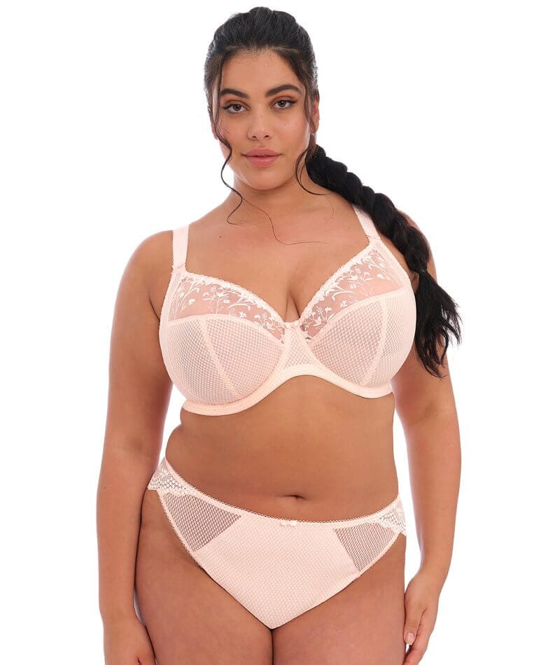Elomi Charley Underwire Plunge Bra - Ballet Pink - Image 9