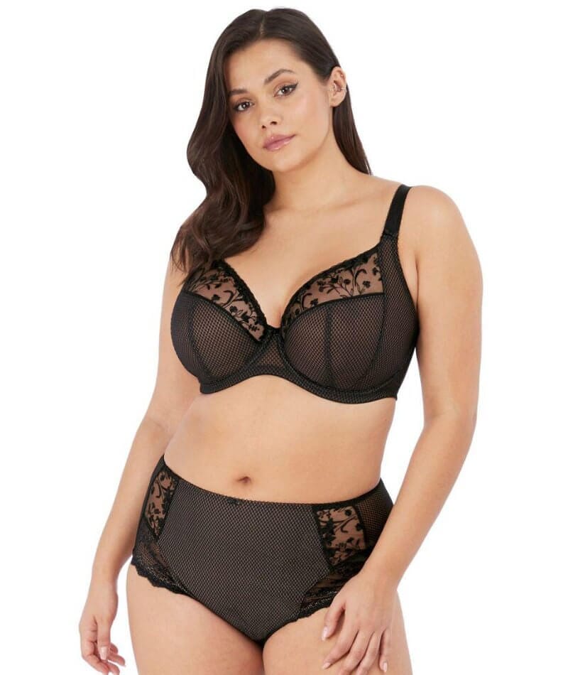 Elomi Charley Underwire Plunge Bra - Jet - Image 10