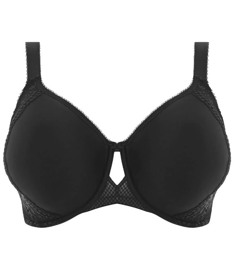 Elomi Charley Underwired Moulded Spacer Bra - Black - Image 10