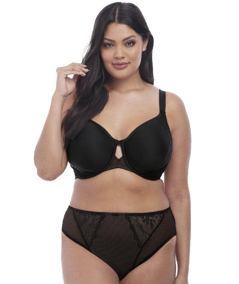 Elomi Charley Underwired Moulded Spacer Bra - Black - Image 8