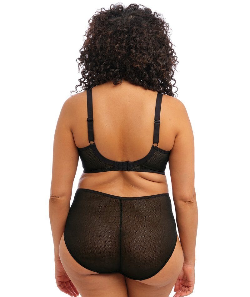 Elomi Kintai Underwired Plunge Bra - Black - Image 4