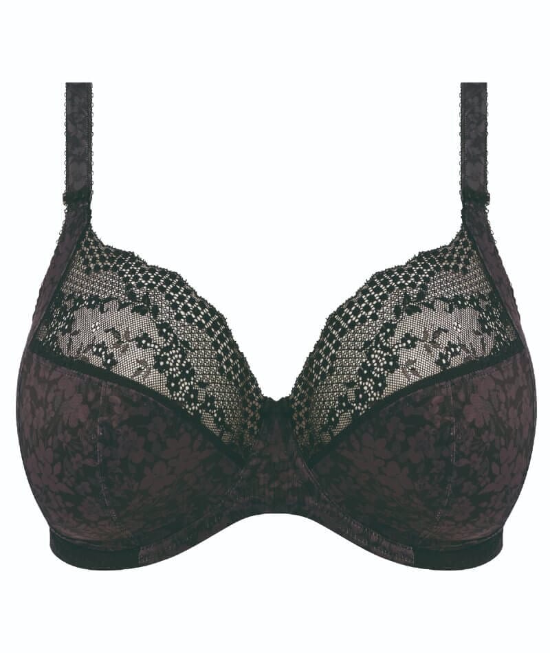 Elomi Lucie Underwire Stretch Plunge Bra - Black - Image 8