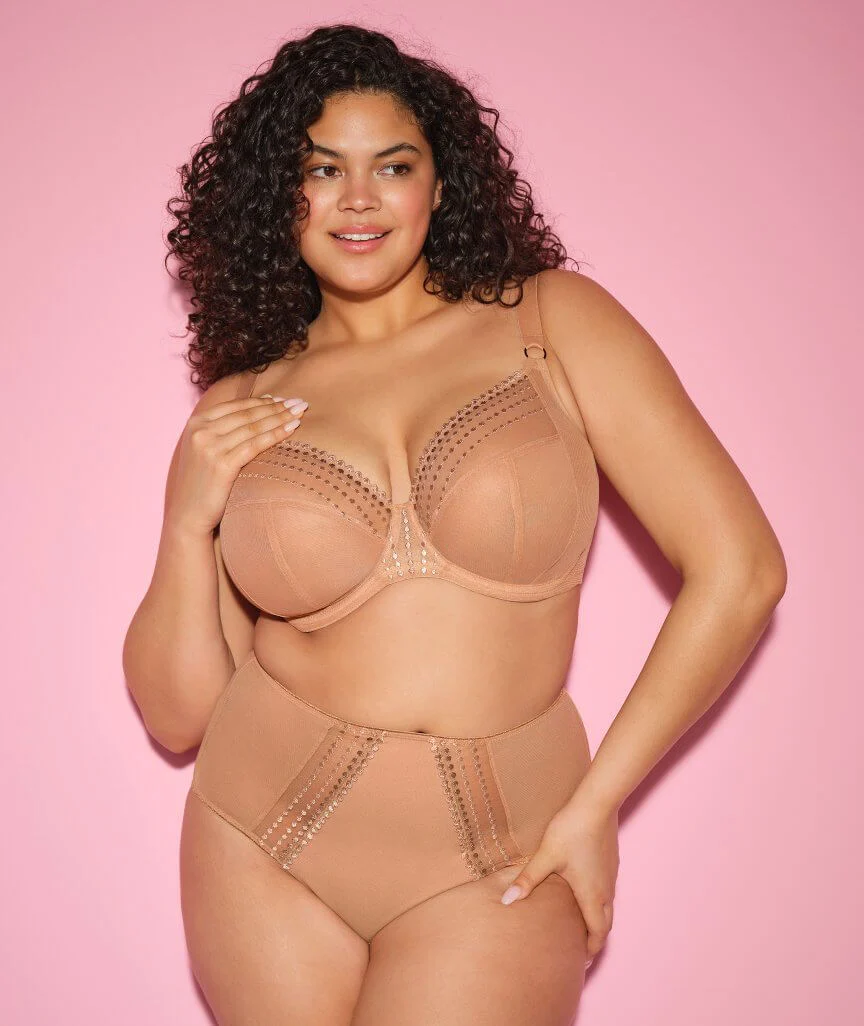 Elomi Matilda Full Brief - Cafe Au Lait - Image 4