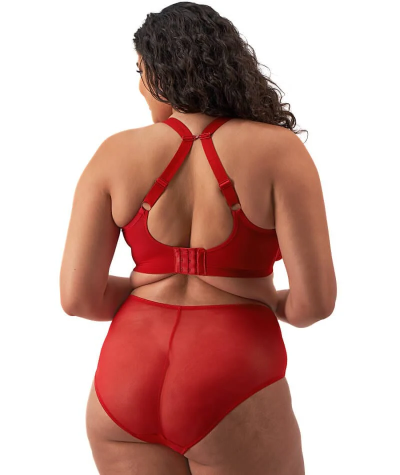 Elomi Matilda Underwired Plunge Bra - Haute Red - Image 9