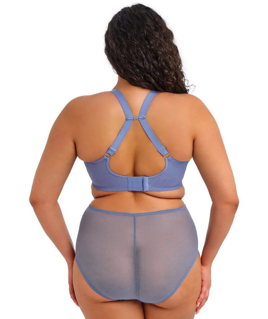 Elomi Matilda Underwired Plunge Bra - Lunar Blue - Image 6