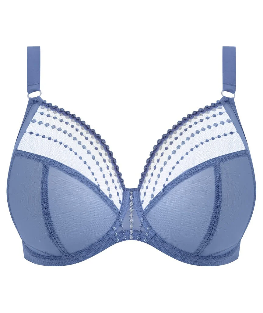Elomi Matilda Underwired Plunge Bra - Lunar Blue - Image 8
