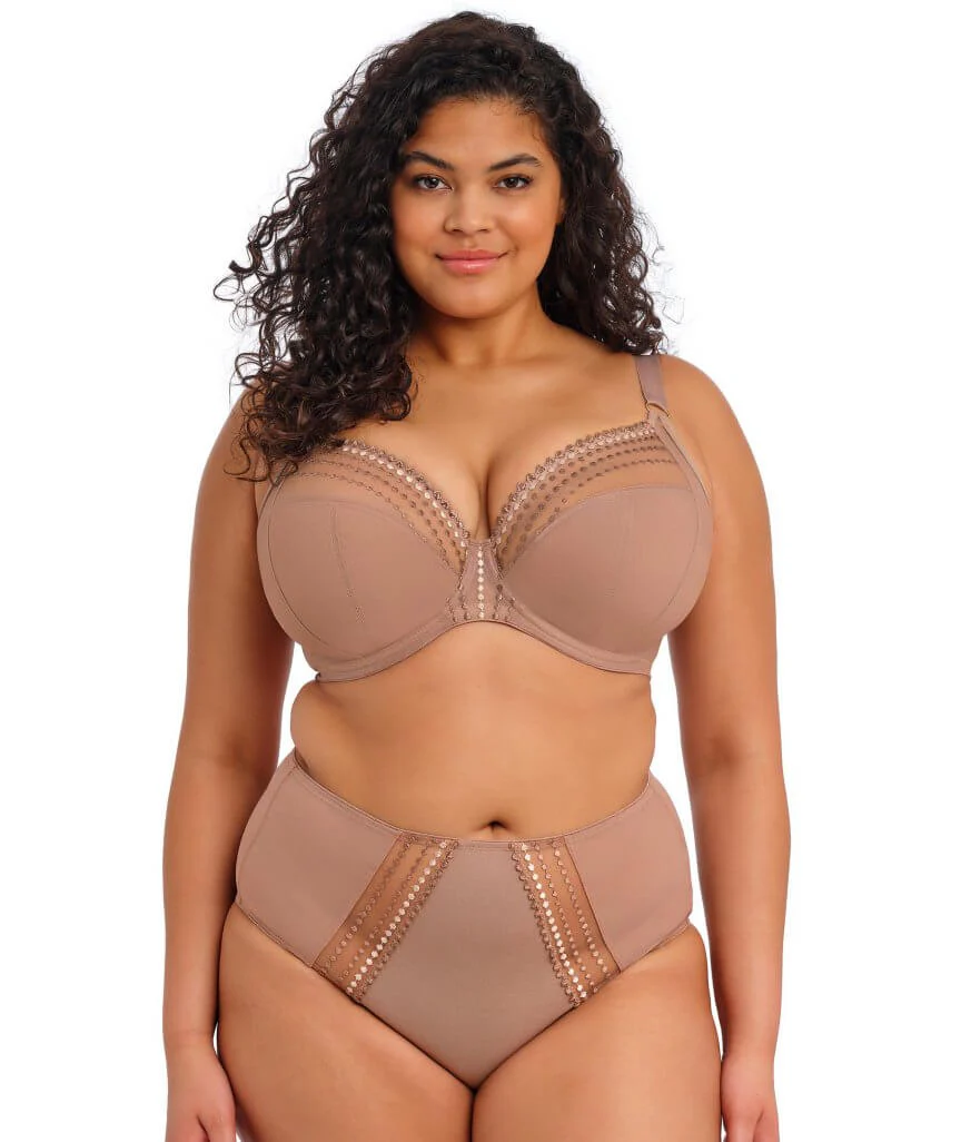 Elomi Matilda Underwired Plunge Bra - Praline - Image 4