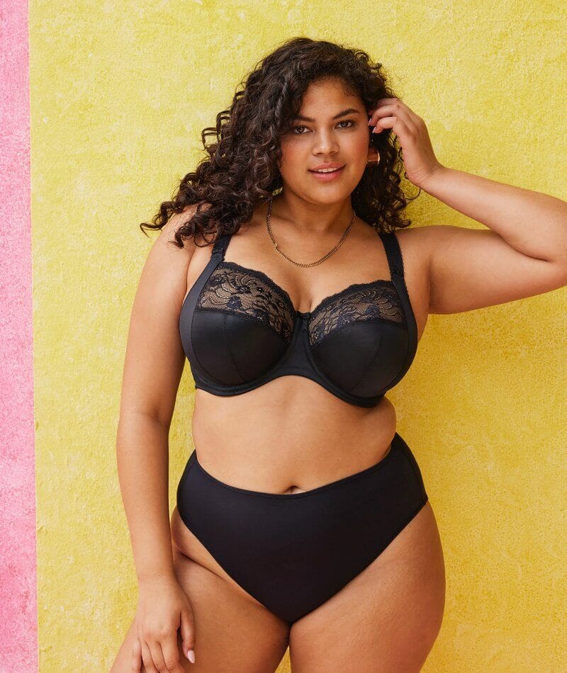Elomi Morgan Underwired Bra - Black - Image 4
