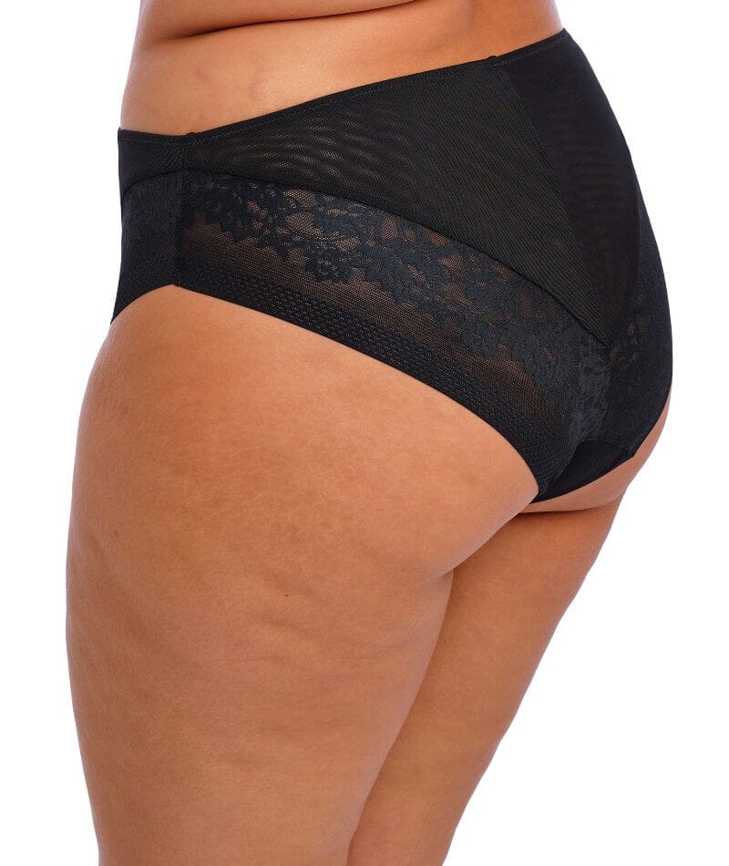 Elomi Nerina High Leg Brief - Black - Image 3