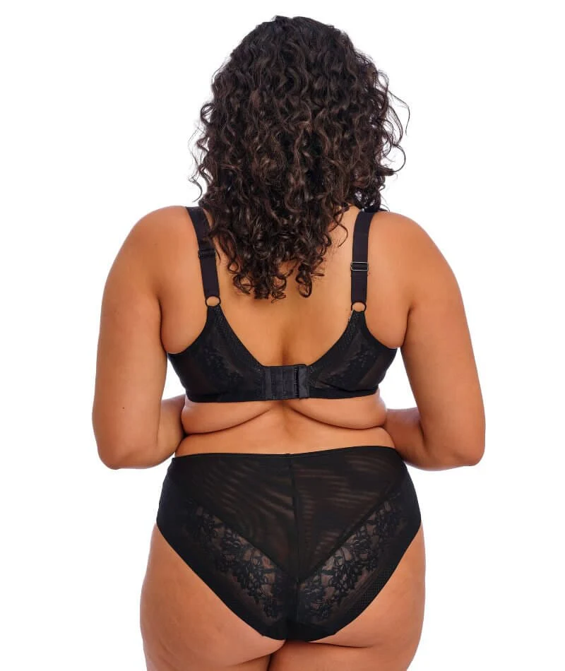 Elomi Nerina High Leg Brief - Black - Image 7