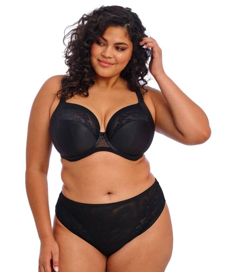 Elomi Nerina High Leg Brief - Black - Image 8