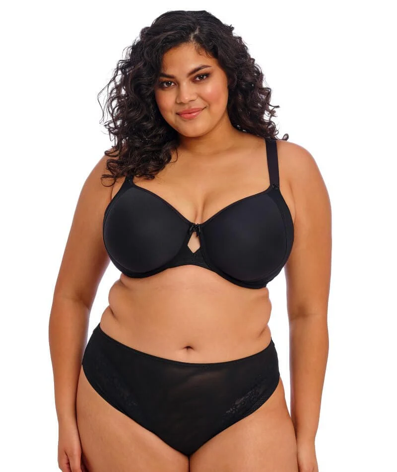Elomi Nerina Underwired Moulded Spacer Bra - Black - Image 3