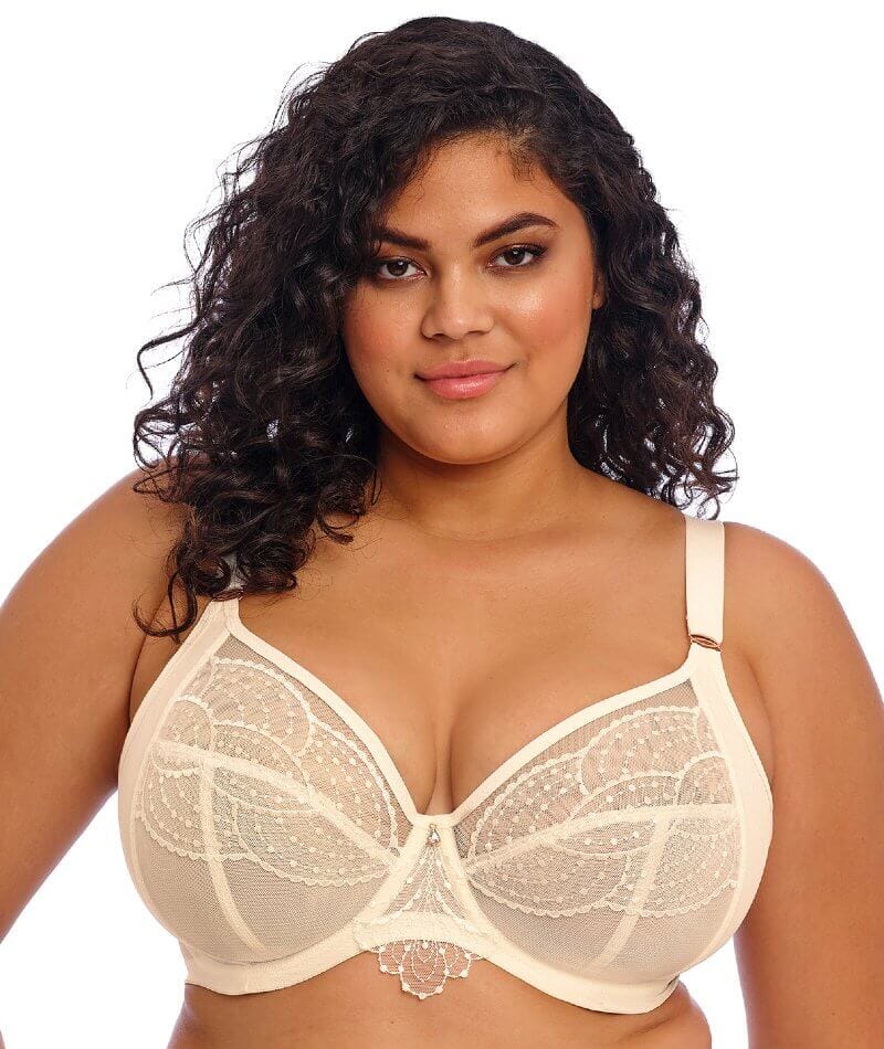 Elomi Priya Underwired Plunge Bra - Vanilla