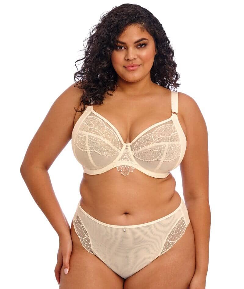Elomi Priya Underwired Plunge Bra - Vanilla - Image 5