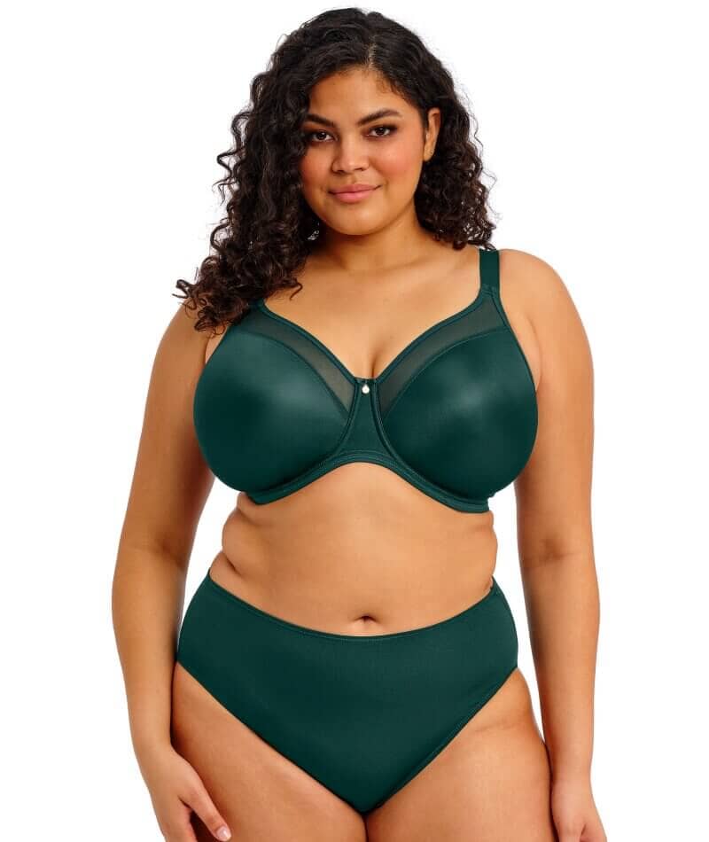Elomi Smooth Underwire Moulded T-Shirt Bra - Deep Emerald - Image 5