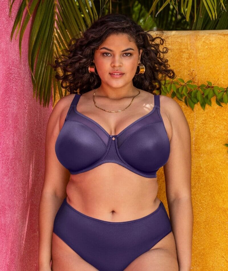 Elomi Smooth Underwire Moulded T-Shirt Bra - Midnight - Image 4