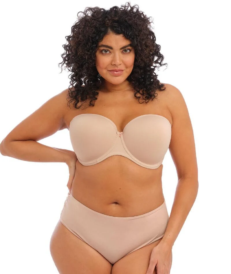 Elomi Smooth Underwired Moulded Strapless Bra - Sahara - Image 8