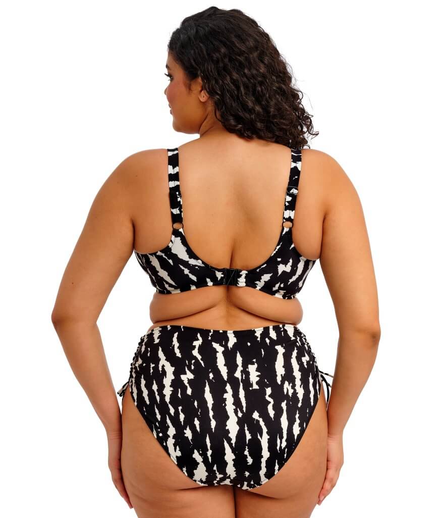 Elomi Swim Echo Shell Underwired Plunge Bikini Top - Black - Image 5