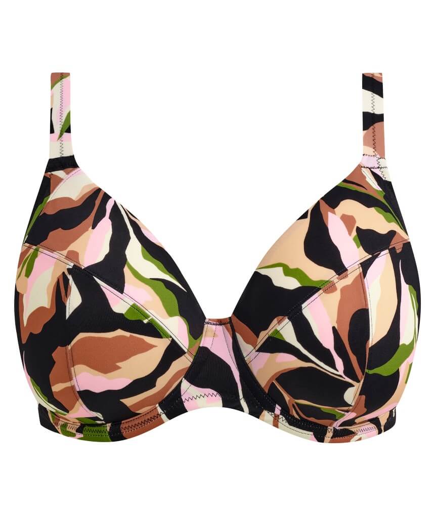 Elomi Swim Ocean Avenue Underwired Plunge Bikini Top - Multi - Image 5