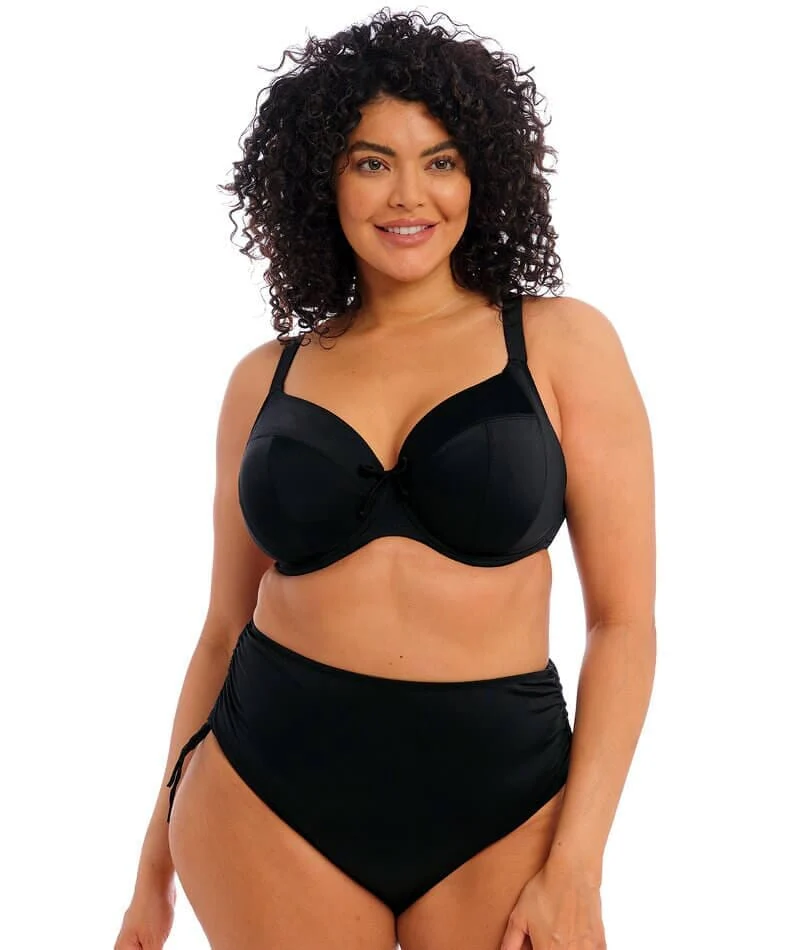 Elomi Swim Plain Sailing Adjustable Bikini Brief - Black - Image 4
