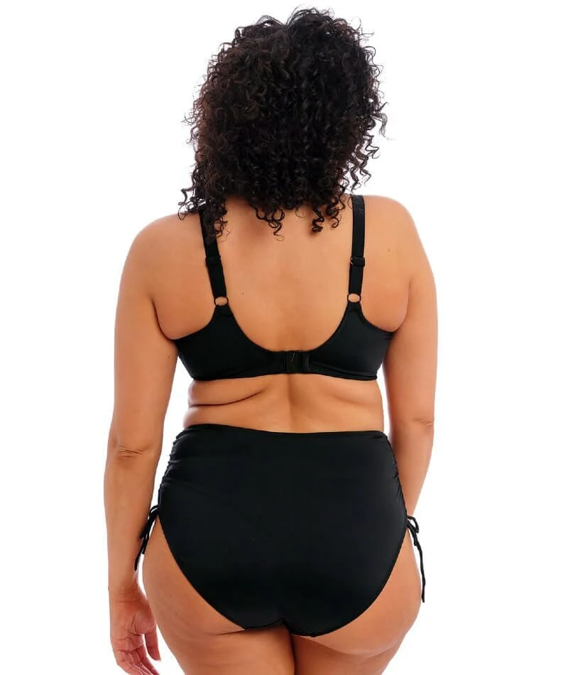 Elomi Swim Plain Sailing Adjustable Bikini Brief - Black - Image 5