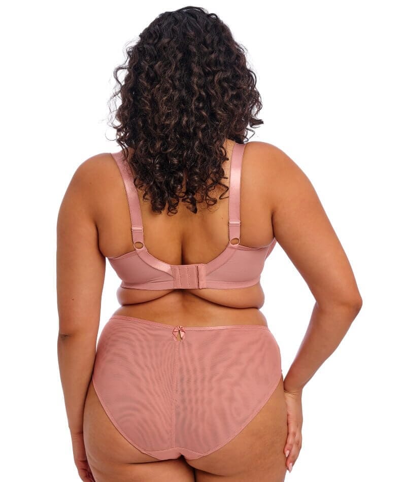 Elomi Teagan High Leg Brief - Ash Rose - Image 6