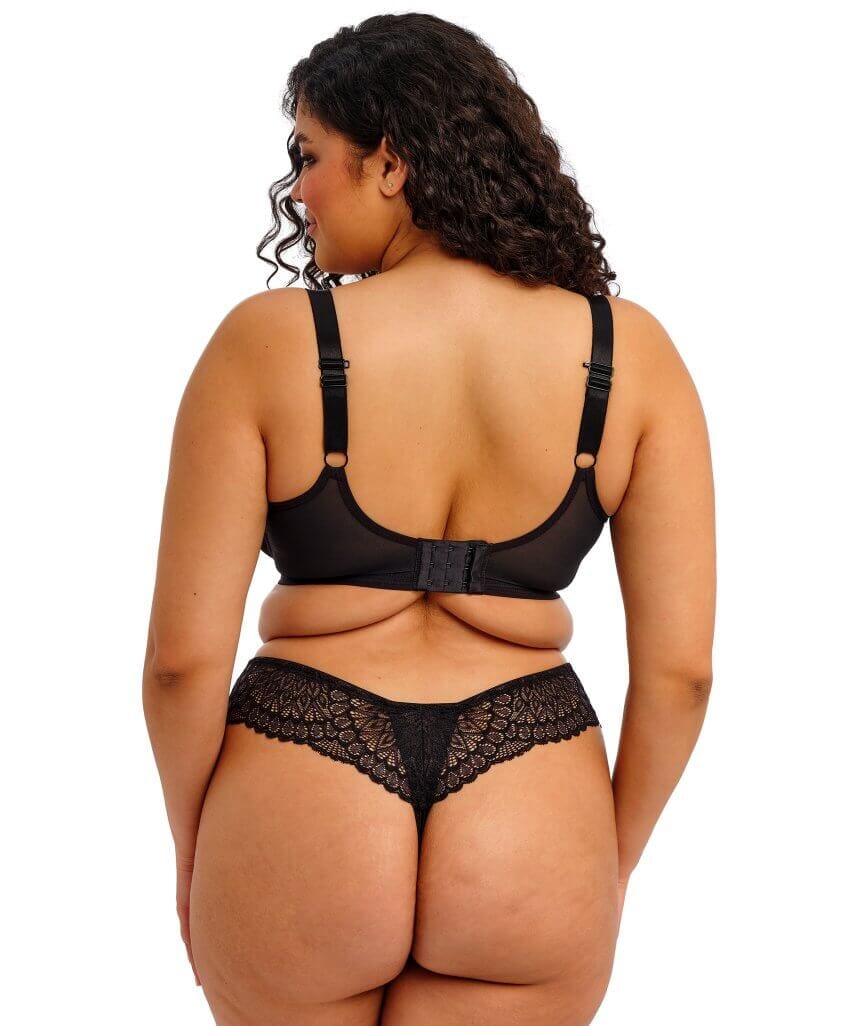 Elomi Tiernie Underwire Stretch Plunge Bra - Black - Image 9