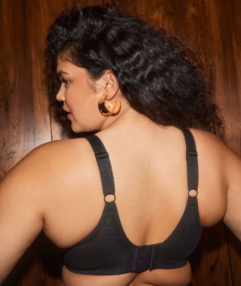 Elomi Zarla Underwire Bra - Black - Image 4
