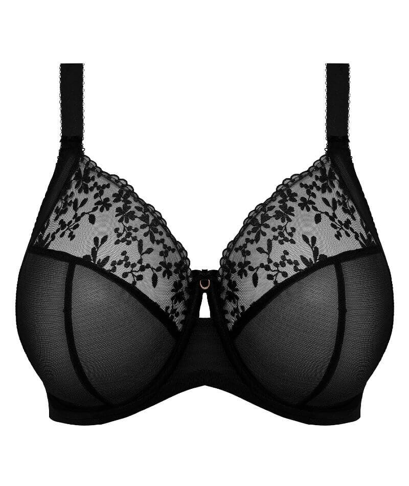 Elomi Zarla Underwire Bra - Black - Image 8