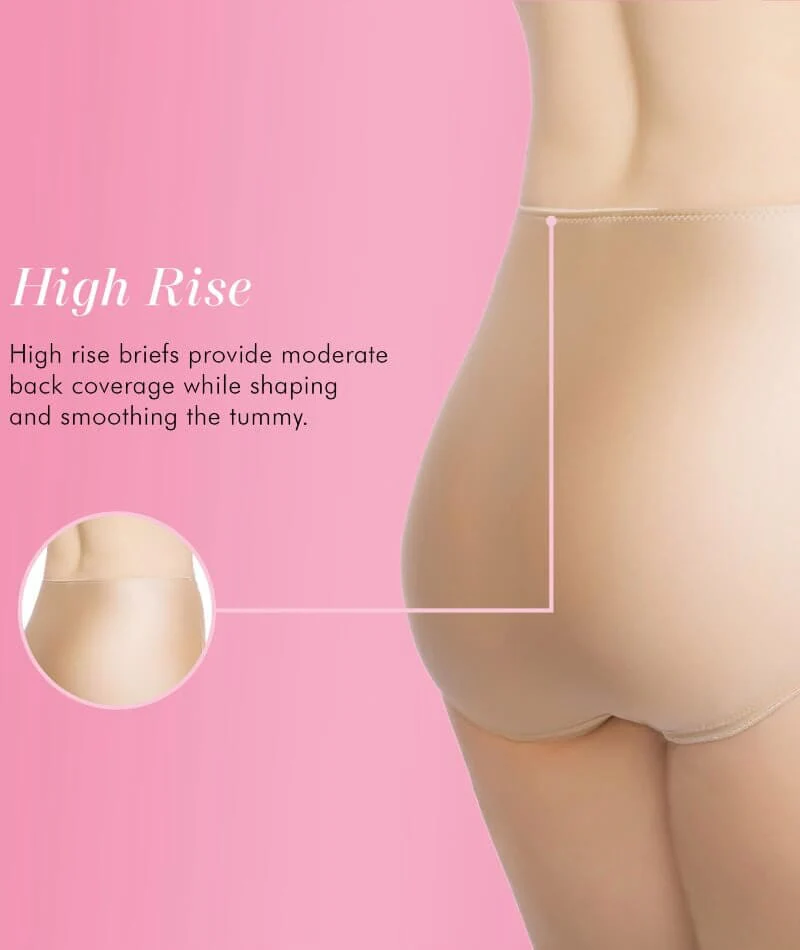 Exquisite Form Control Top Shaping Brief 2 Pack - Nude - Image 3