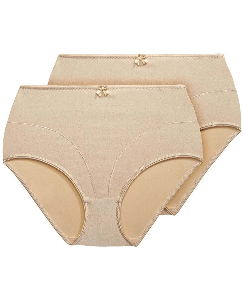 Exquisite Form Control Top Shaping Brief 2 Pack - Nude - Image 7