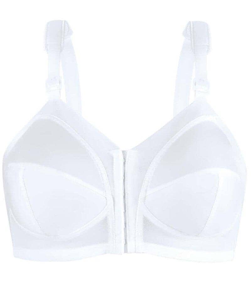 Exquisite Form Fully Front Close Wire-Free Classic Support Bra- White - Image 10