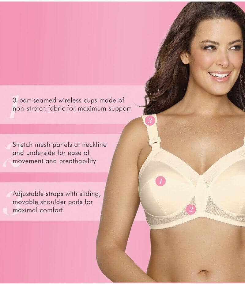 Exquisite Form Fully Wire-Free Original Support - Beige - Image 6