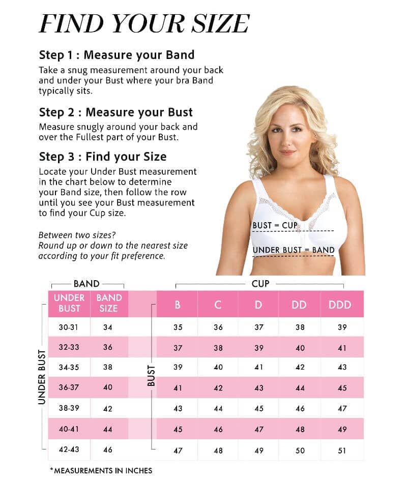 Exquisite Form Fully Front Close Wire-Free Cotton Posture Bra With Lace - Nude - Image 12