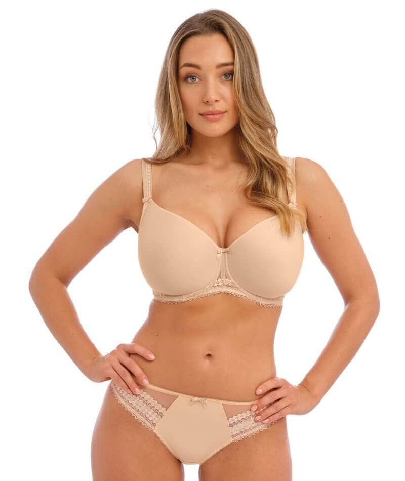 Fantasie Rebecca Moulded Spacer with Embroidery Underwired Bra - Nude - Image 4