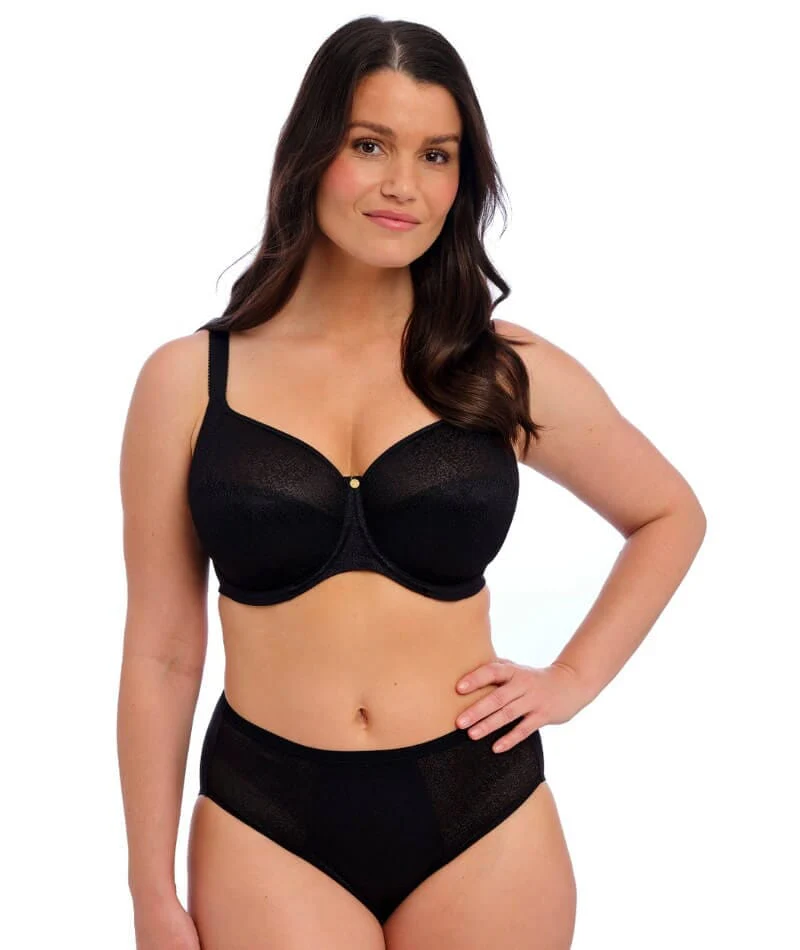 Fantasie Demure Underwired Moulded Non-Padded Bra - Black - Image 4