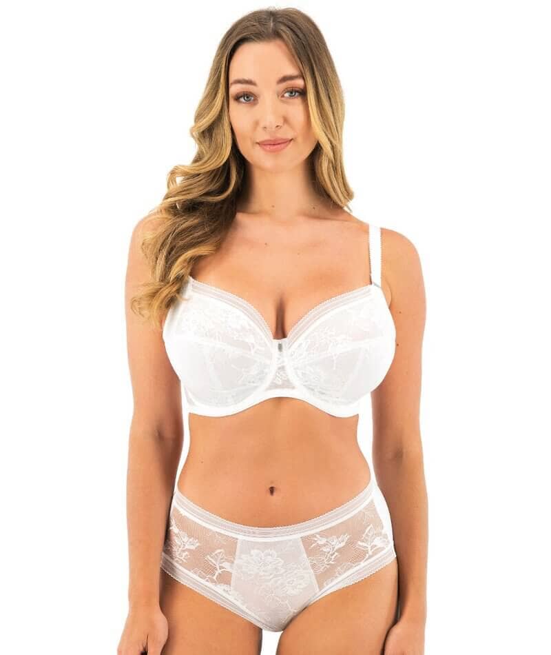 Fantasie Fusion Lace Underwire Full Cup Side Support Bra - White - Image 4