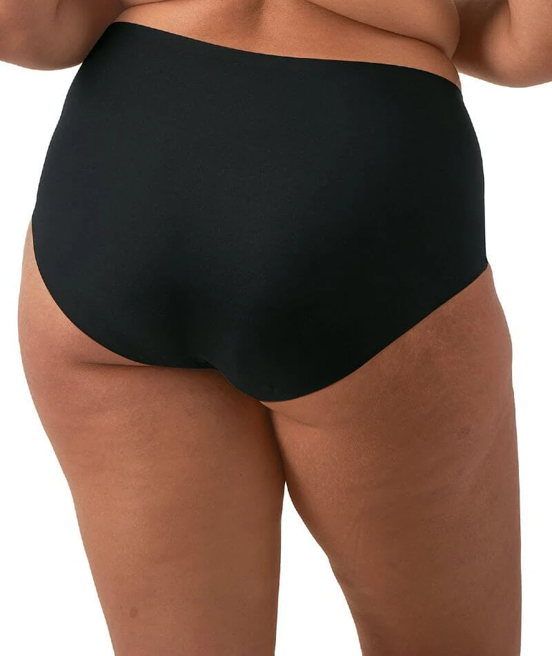 Fantasie Smoothease Invisible Stretch Curve Brief - Black - Image 2