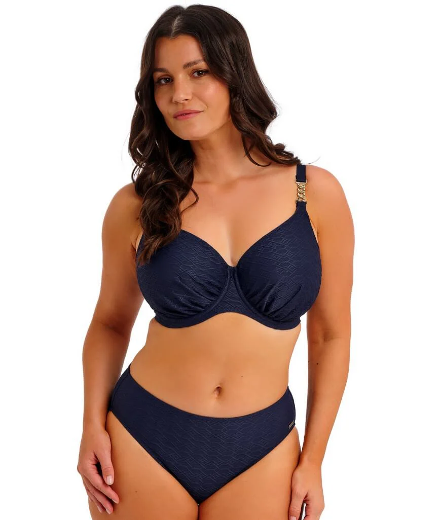 Fantasie Swim Azores Underwire Gathered Full Cup Bikini Top - Midnight - Image 3
