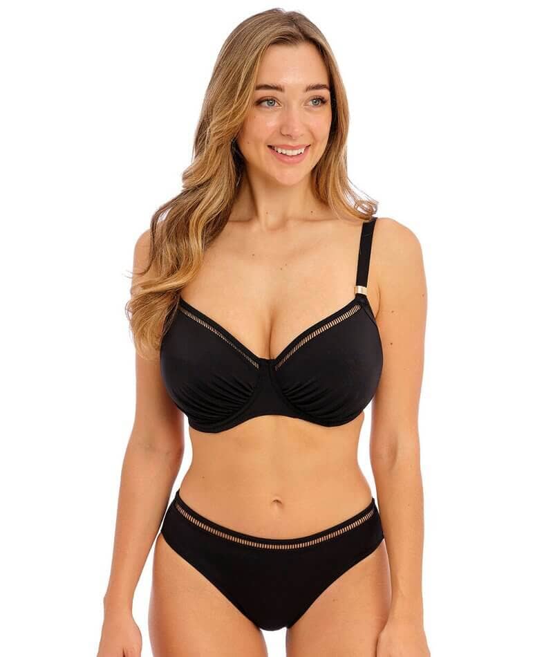 Fantasie Swim East Hampton Mid Rise Bikini Brief - Black - Image 4