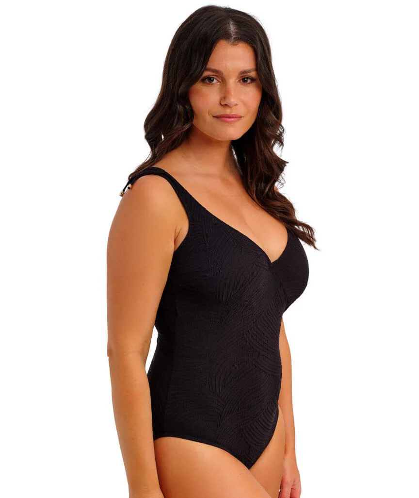 Fantasie Swim Ottawa Underwired Plunge One Piece Swimsuit - Black - Image 6